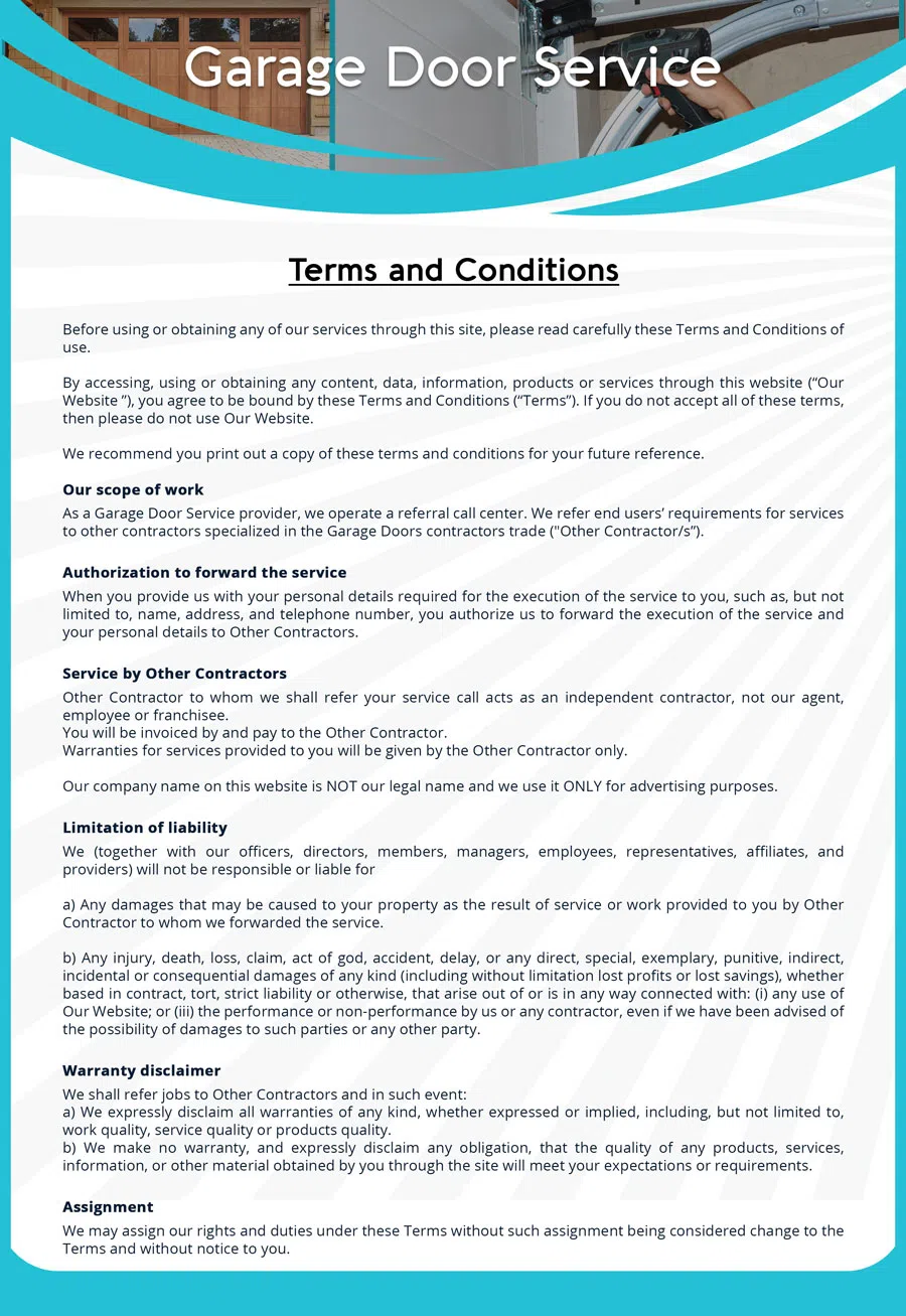 Trust Garage Door Service Glendora, CA 626-671-2060